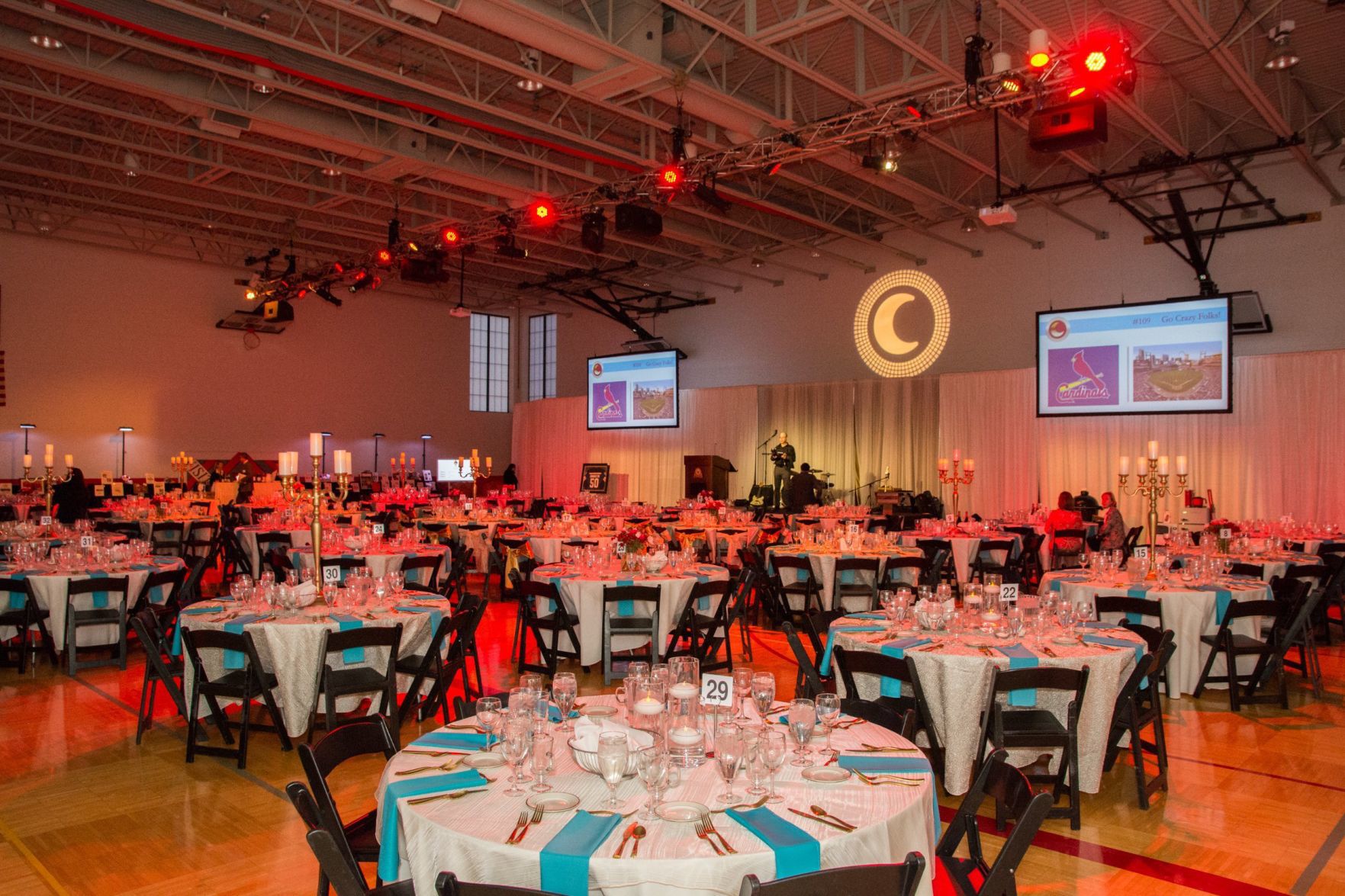 Event setting at the Visitation Academy 48th annual Safari Dinner
